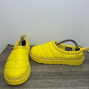 UGG Yellow Quilted Slip-On Shoes